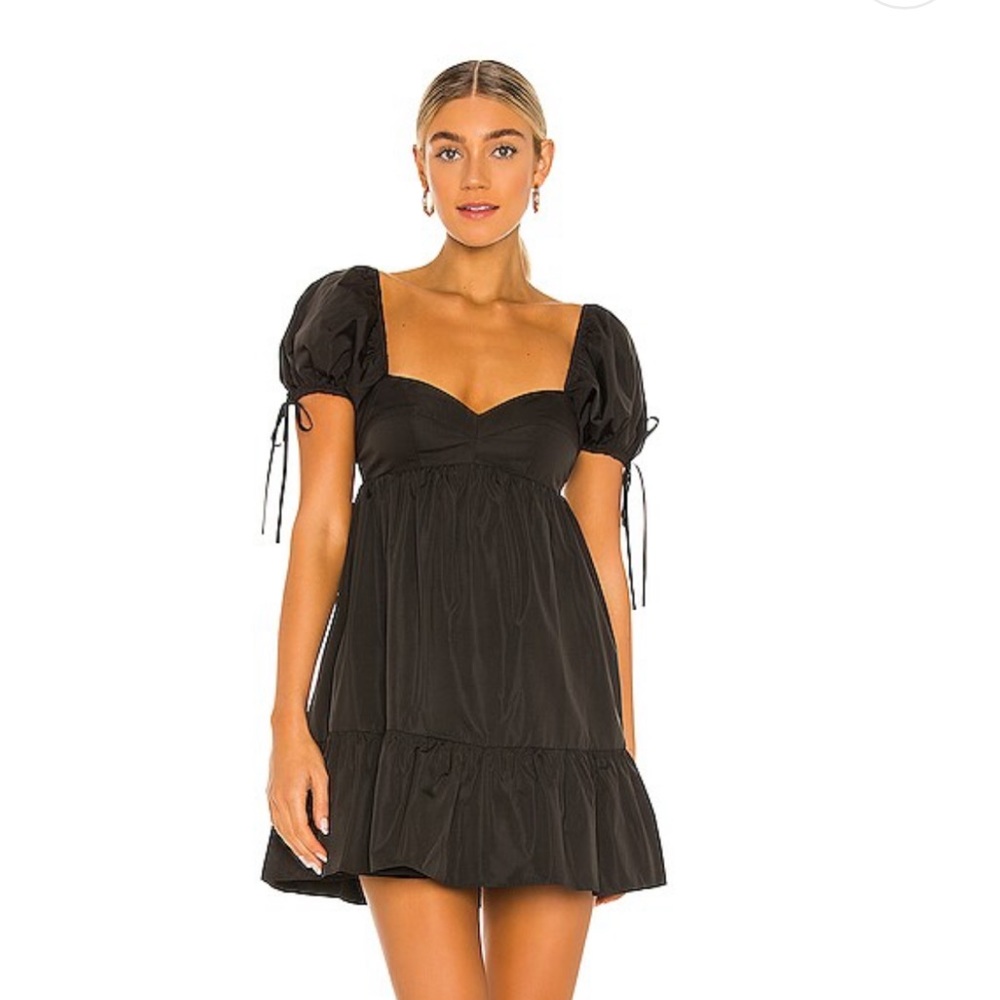 Amanda Uprichard Sicily Dress in Black - babydoll style ! Super cute !
